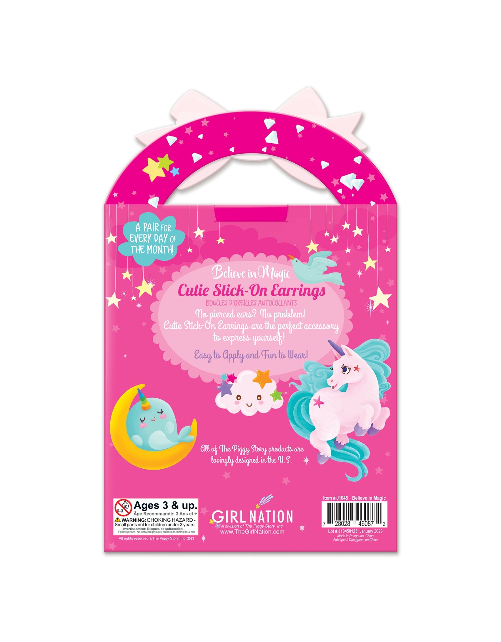 Cutie Stick-On Earrings - Believe in Magic - Girl Nation