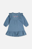 Chambray Dress Light Blue Denim