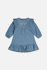 Chambray Dress Light Blue Denim