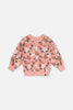 Sweatshirt Pink Strawberry Print