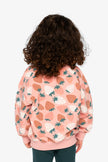 Sweatshirt Pink Strawberry Print