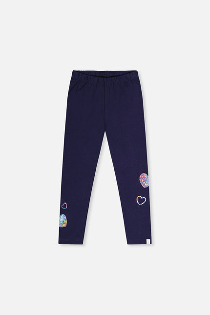 Organic Cotton Leggings Dark Blue