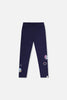 Organic Cotton Leggings Dark Blue