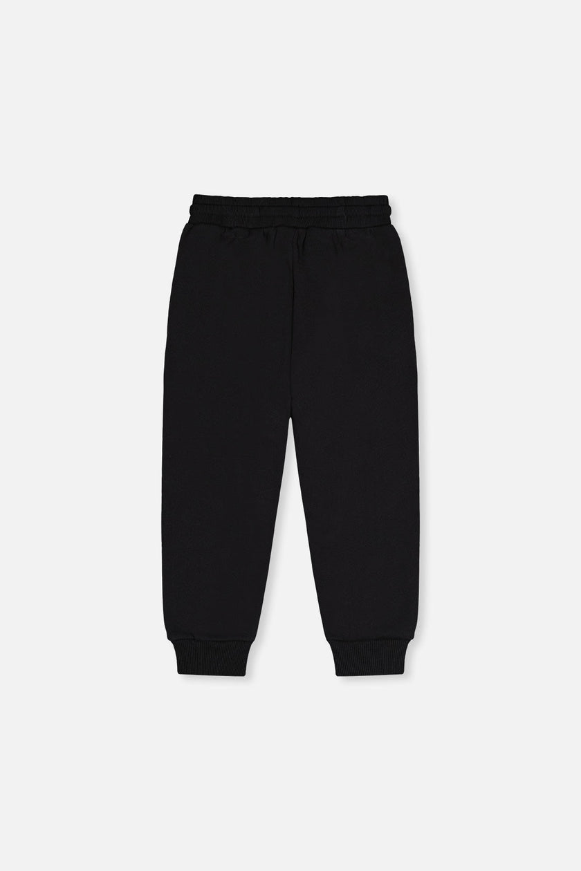 Fleece Sweatpants With Pockets Black