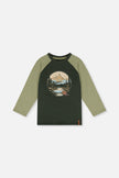 Raglan T-Shirt Dark Turquoise