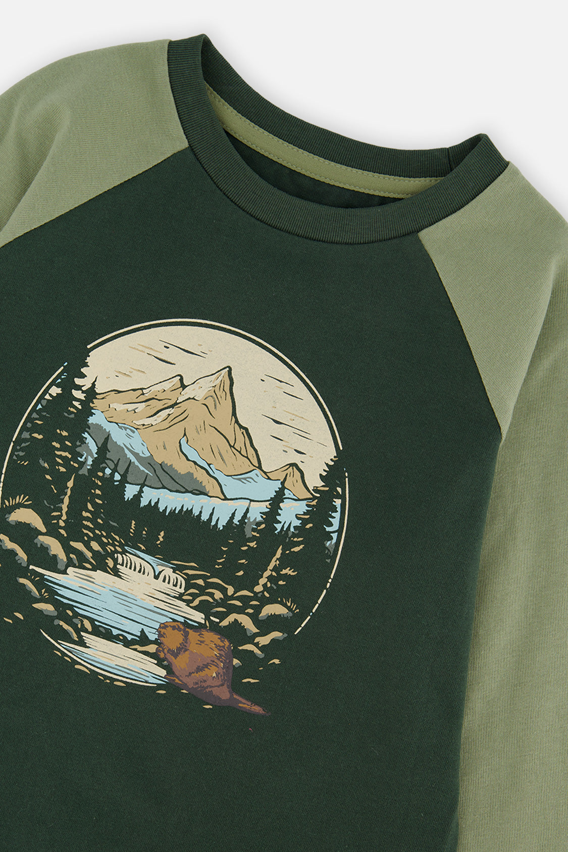 Raglan T-Shirt Dark Turquoise