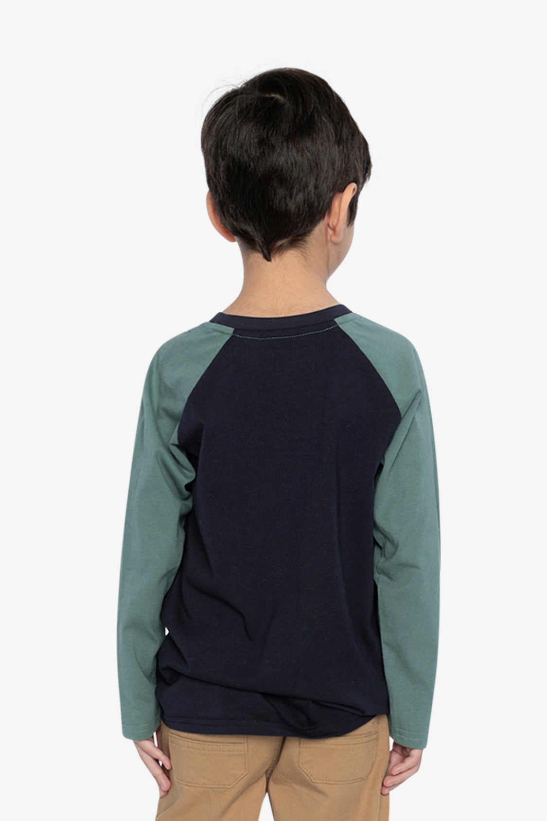 Raglan T-Shirt Dark Blue And Green