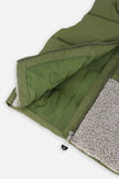 Sleeveless Mid-Season Vest Olive Green