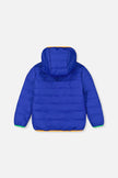 Quilted Mid-Season Jacket Royal Blue