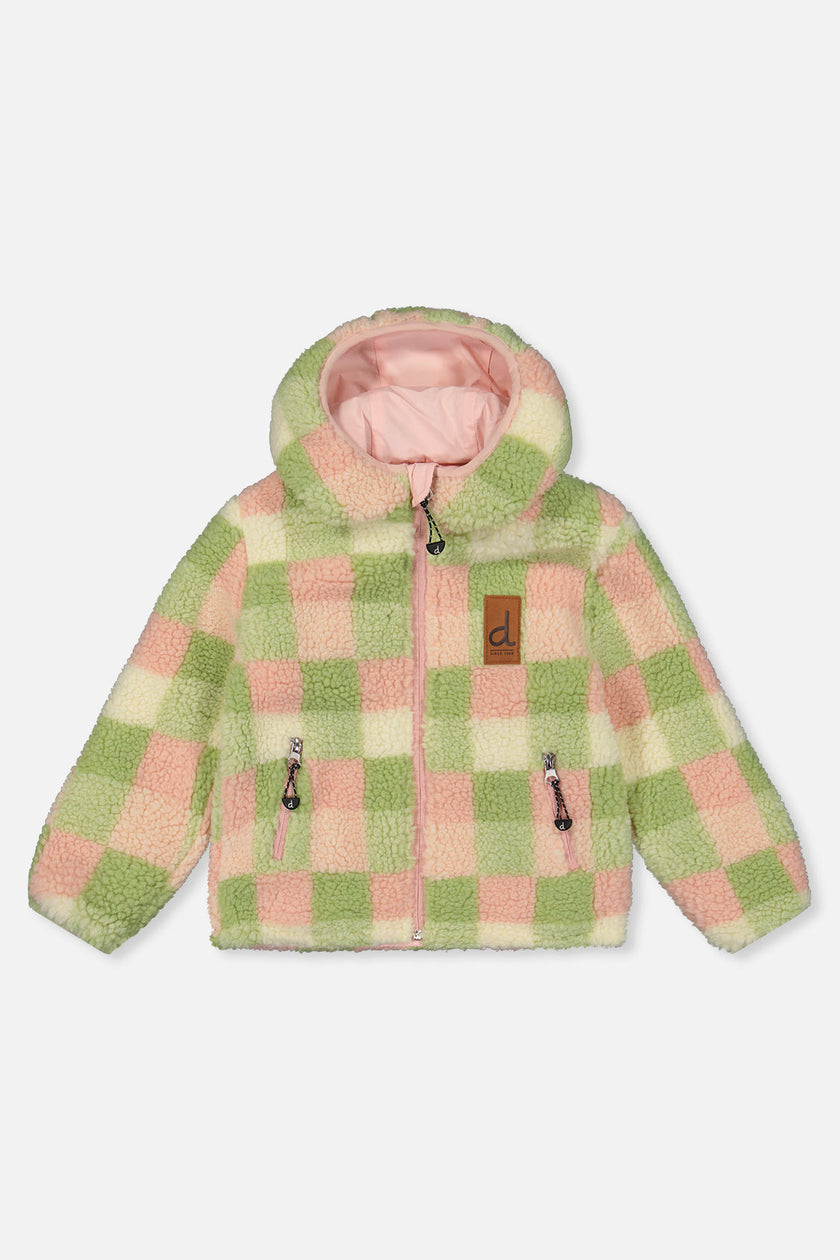 Reversible Mid-Season Jacket Pale Dusty Pink