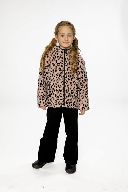 Reversible Mid-Season Jacket Pink And Black