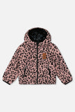 Reversible Mid-Season Jacket Pink And Black