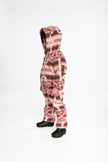 Baby Mid-Season Plush One-Piece Outerwear Aztec Pink