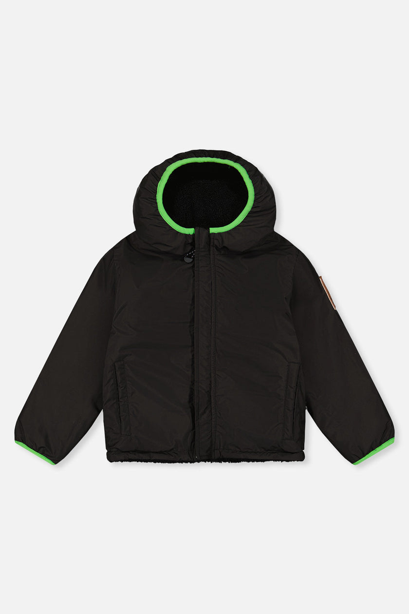 Reversible Mid-Season Jacket Black
