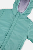 Reversible Mid-Season Jacket Pale Blue-Grey And Mauve