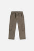 Twill Pants With Cargo Pockets Grey