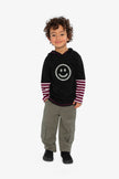 Twill Pants With Cargo Pockets Grey