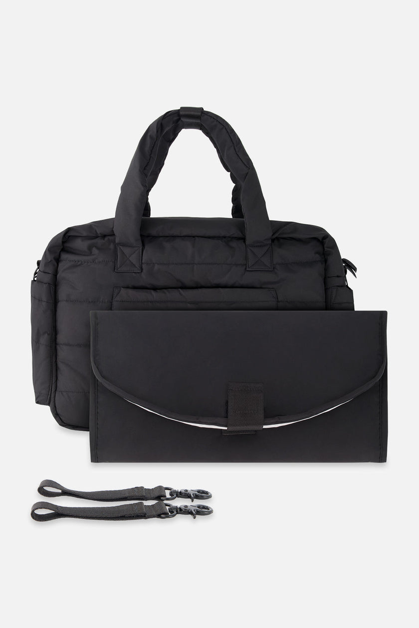 Diaper Bag With Changing Mat Black
