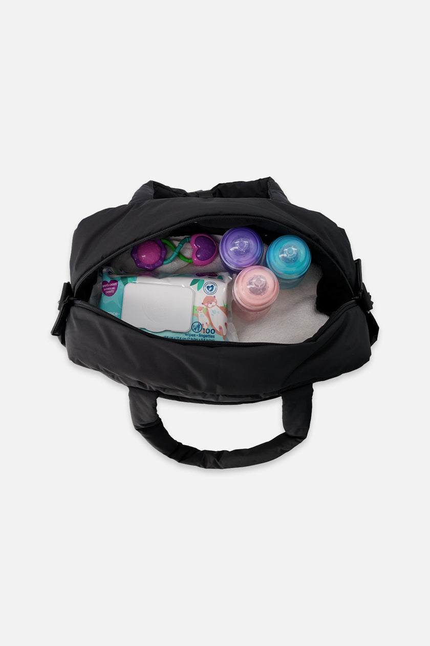 Diaper Bag With Changing Mat Black
