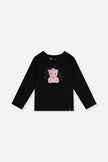 Raglan Organic Cotton T-Shirt Black