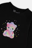 Raglan Organic Cotton T-Shirt Black