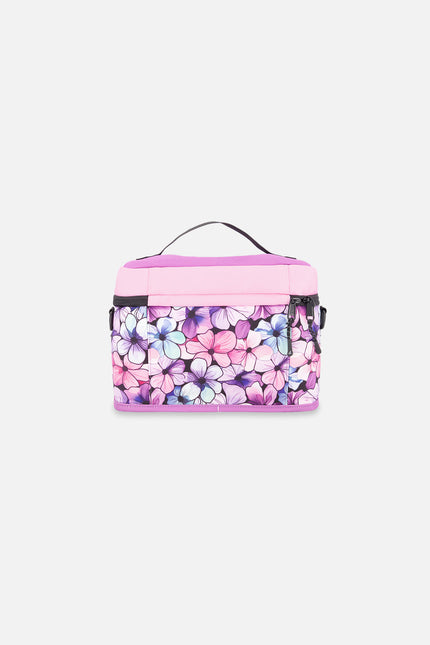 Lunch Box Black Floral Print