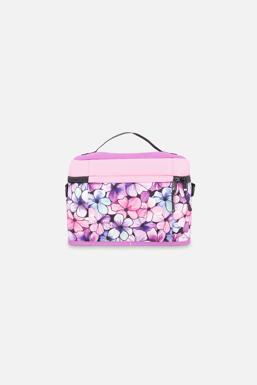 Lunch Box Black Floral Print