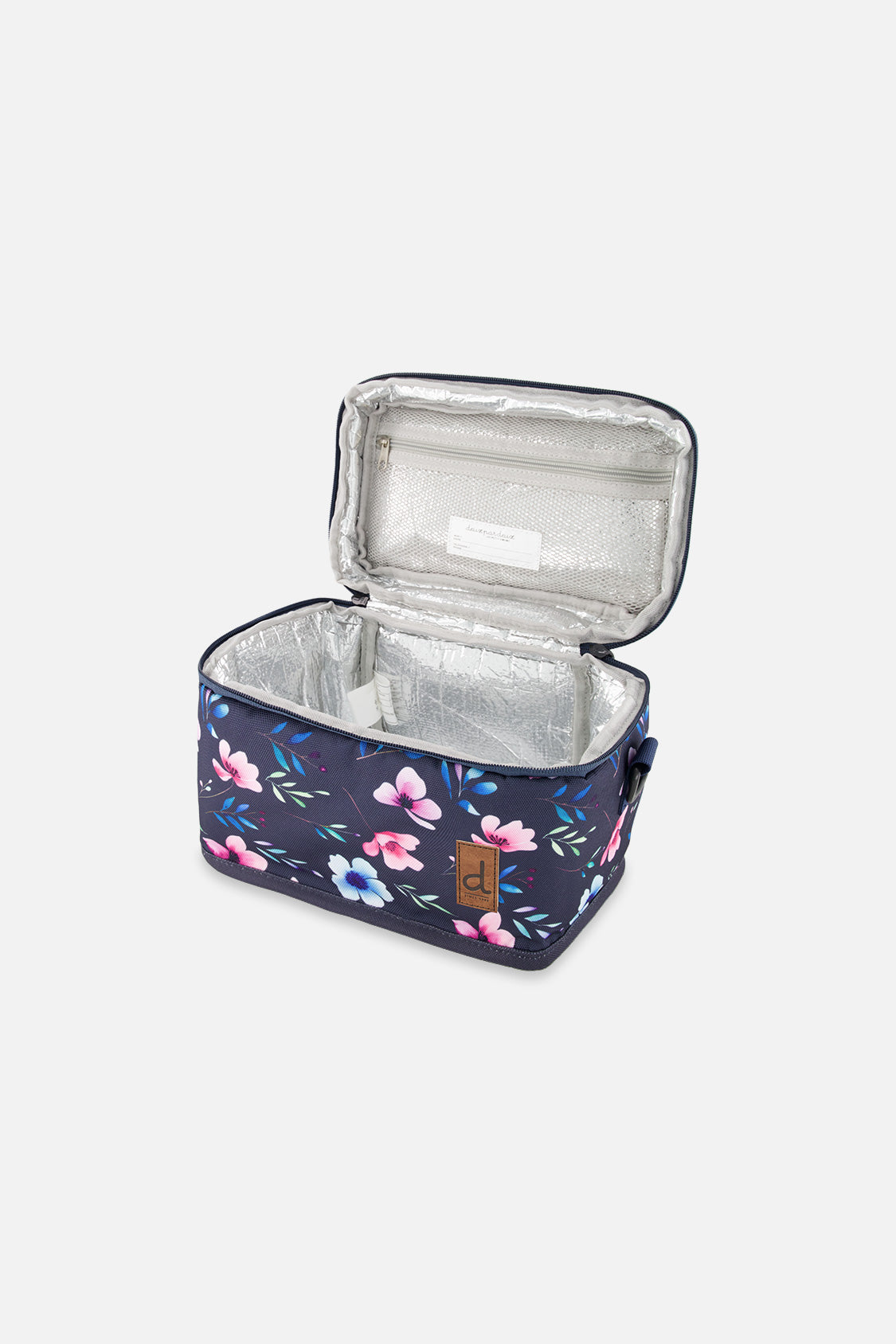 Lunch Box Blue Floral Print