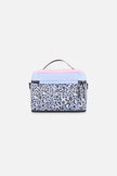 Lunch Box Blue Leopard Print