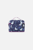 Lunch Box Blue And Purple Unicorn Print