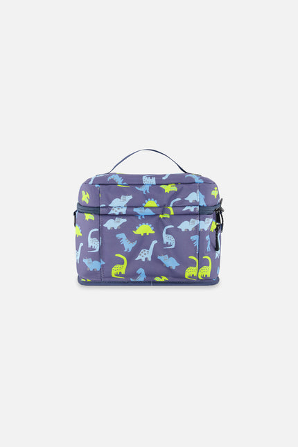 Lunch Box Blue Printed Dinos