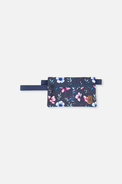 Pencil Case Blue Floral Print