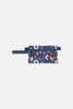 Pencil Case Blue Floral Print