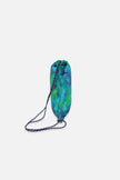 Drawstring Bag Blue Diamond Print