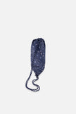 Drawstring Bag Navy With Star Print