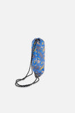 Drawstring Bag Blue Dinosaur Print