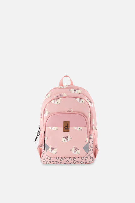Little Kids Backpack Pink Leopard Print