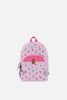 Little Kids Backpack Pink Printed Flowers