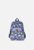 Little Kids Backpack Blue Printed Dinos