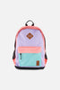 Kids Backpack Lavender, Turquoise And Orange