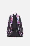 Kids Backpack Black Floral Print