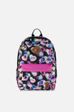 Kids Backpack Black Printed With Hearts