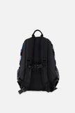 Kids Backpack Black Printed With Hearts