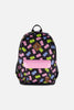 Kids Backpack Black Printed Gummy Bears
