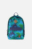 Kids Backpack Blue Diamond Print