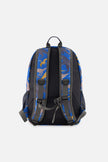 Kids Backpack Blue Dinosaur Print