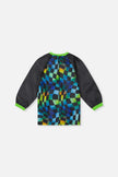 Apron Blue Checkered Print