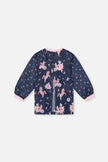 Apron Navy Unicorn Print