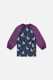 Apron Blue And Purple Unicorn Print