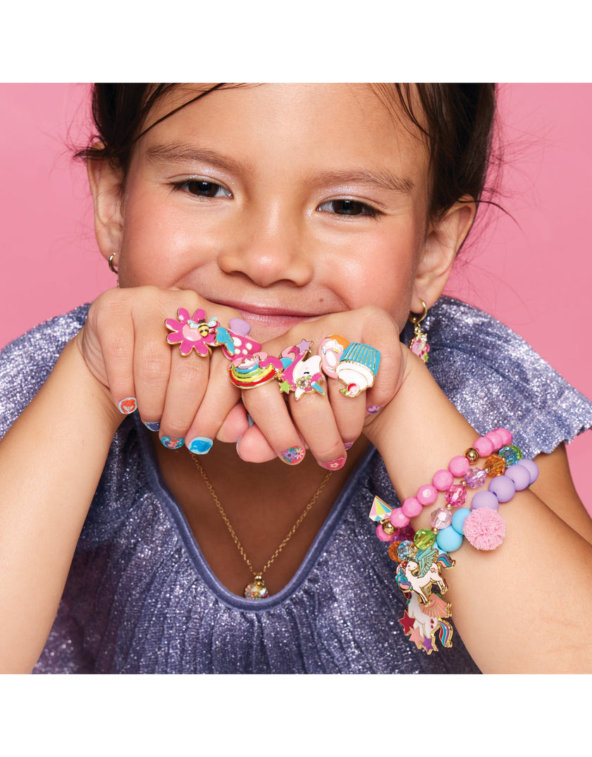 Enamel Ring - Rainbow Love - Girl Nation